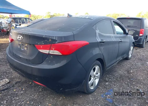 2013 Hyundai Elantra Gls из США, поврежденный, VIN 5NPDH4AE4DH310916